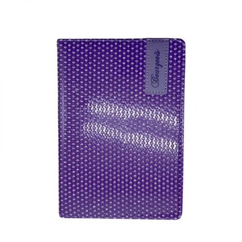 Блокнот Кожзам,А5, 80аркушів, клітинка (ФІОЛЕТОВИЙ)