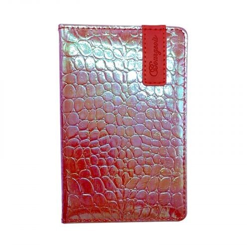 Блокнот,Кожзам,А6, 80аркушів (ЧЕРВОНИЙ ГРАДІЄНТ)