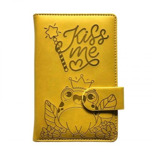 Блокнот,Кожзам,А6, 64аркуші (ЖАБКА)