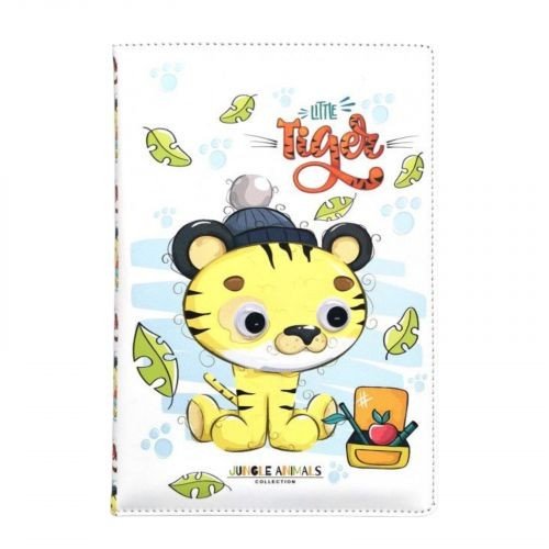 Блокнот Кожзам,А5, 64 аркуші, (ТИГРИК)