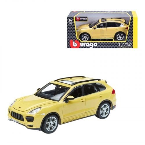 Автомодель - PORSCHE CAYENNE TURBO 1:24 (ЖОВТИЙ)