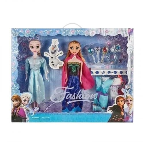 Набір ляльок 2 ляльки, висота: 28 см, аксесуари, одяг, в коробці