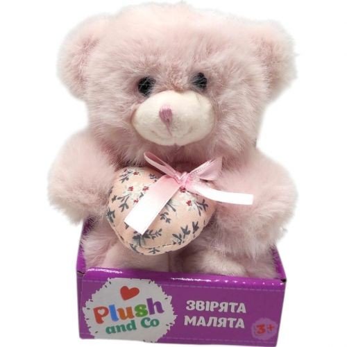 М'яка іграшка "Plush and Co. ВЕДМЕДИК" (РОЖЕВИЙ) 13 см