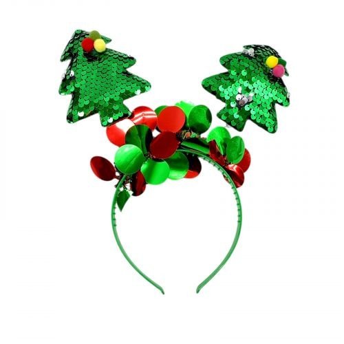 Новорічні обручі ялинки-хлопавки 24 см