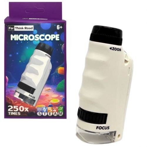 Мікроскоп 250х збільшення (БІЛИЙ)