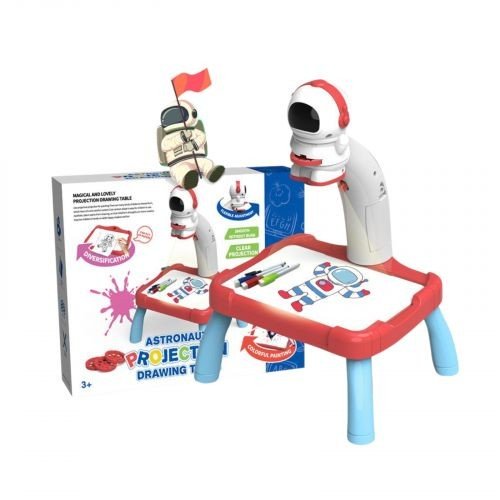 Дитячий стіл для малювання "КОСМОС" з проектором в коробці
