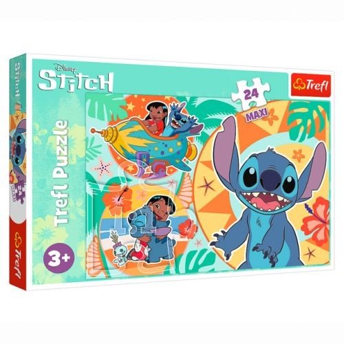 Пазли MAXI, 24 ел "Ліло і Стіч. Щасливий день"