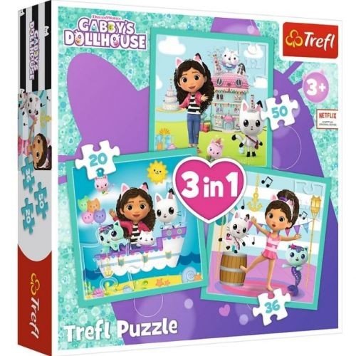 Пазли 3в1, "Активний відпочинок Габі"