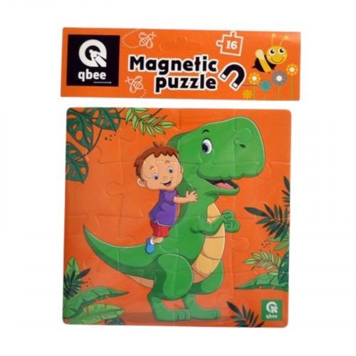 Пазли фомові магнітні - 16 елм. "Діно друг"