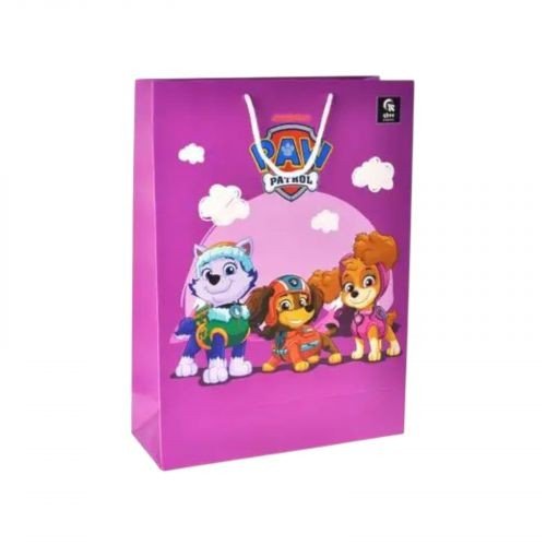 Пакет паперовий M "Щенячий Патруль: Команда дівчат" р.27x33x11 см