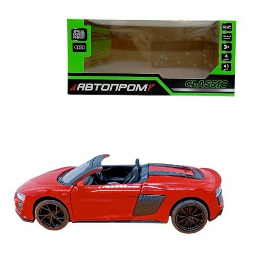 Машина мет. 1:32 Audi R8 Spdyer, бат., світло, звук, відчиняються двері