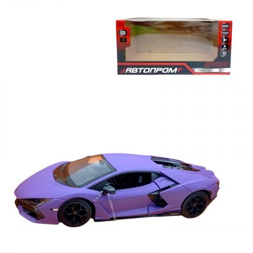 Іграшка машина мет. 1:24 Lamborghini Revuelto, батар., світло, звук, відкр. двері