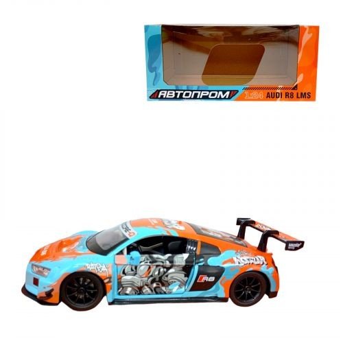 Машина мет.1:24 Audi R8 LMS, батар., світло, звук, відкр. двері