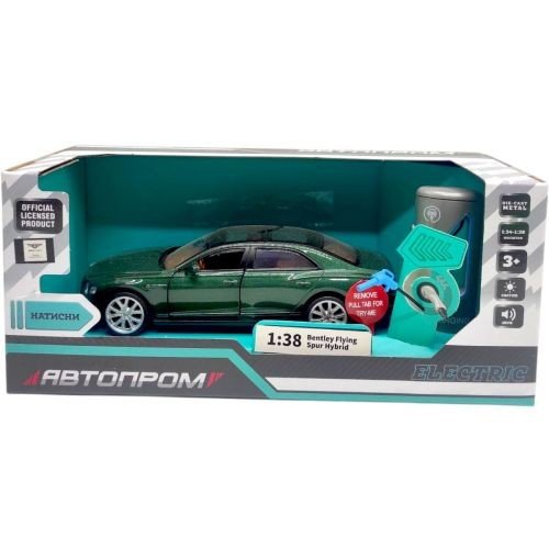 Машина металева "АВТОПРОМ, Bentley Flying Spur Hybrid" (коробка - 21х9х9 см)