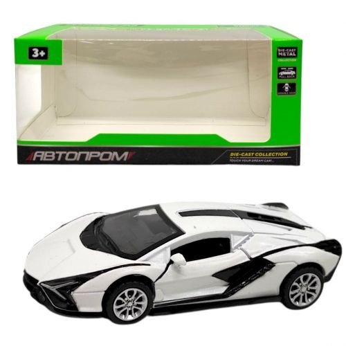 Машинка металева "АВТОПРОМ. LAMBORGINI VIENO" (БІЛА)