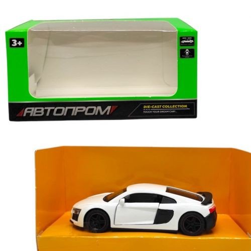 Машинка металева "АВТОПРОМ. AUDI R8" (БІЛА)