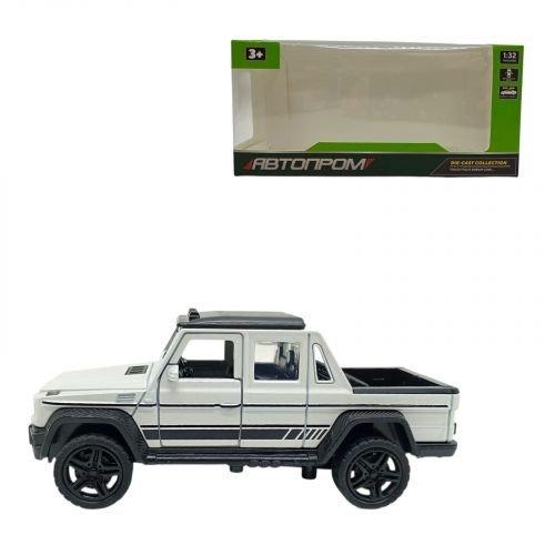 машина металева 1:32 G-WAGON PICUP (БІЛИЙ)