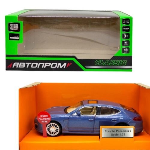 Машинка металева "АВТОПРОМ. Porsche Panamera S" (СІРИЙ)