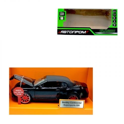 АВТОПРОМ 1:32 Bentley Continental Supersports  ISR (ЧОРНА)