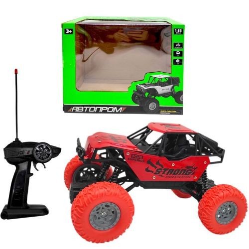 Машина на радыокеруванні "ДЖИП" (ЧЕРВОНИЙ)