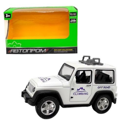 Машинка металева "АВТОПРОМ ДЖИП" (БІЛИЙ)
