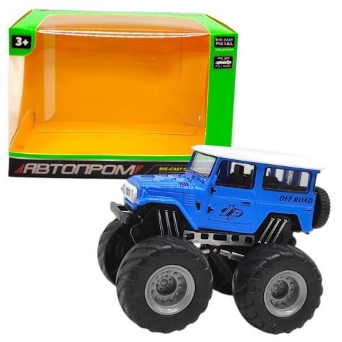 Машинка металева "АВТОПРОМ МОНСТР ТРАК" (СИНІЙ)