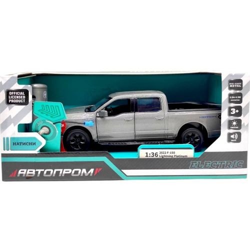 Машинка металева "АВТОПРОМ Ford F-150" (СІРИЙ)