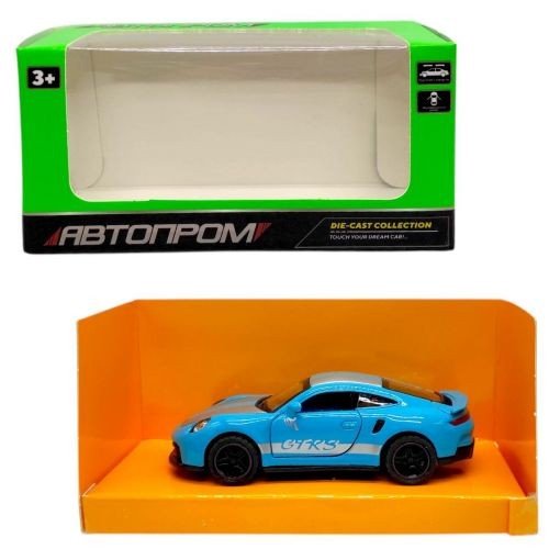 Машинка металева "АВТОПРОМ. PORSCHE" (БЛАКИТНИЙ)