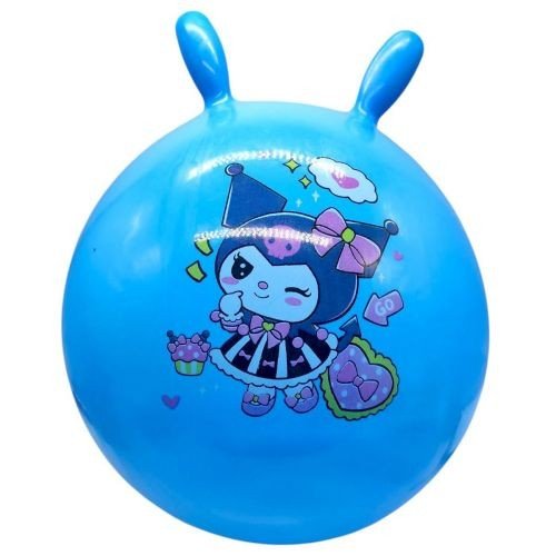 М`яч для фітнесу (фітбол) діаметр 45 см КУРОМІ (БЛАКИТНИЙ)