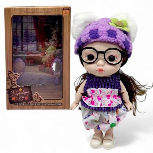 Лялька шарнірна "Interesting" в коробці 33х10х20,5 см