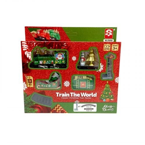 Музичний потяг в коробці (ЗЕЛЕНИЙ)