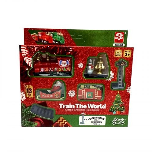 Музичний потяг в коробці (ЧЕРВОНИЙ)