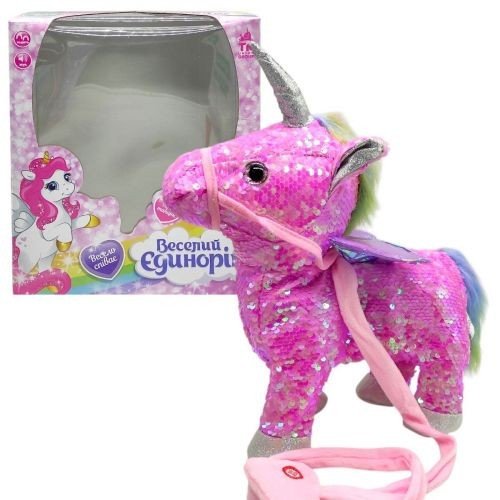 Інтерактивна іграшка "Веселий єдиноріг", співає, танцює (РОЖЕВИЙ)