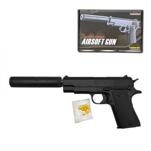 Пістолет мет. кульки, у короб. 21,5*14*3 см