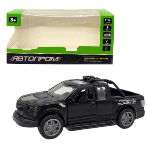 Машинка металева "АВТОПРОМ, FORD PICUP", ЧОРНИЙ (коробка - 15х7х7 см)