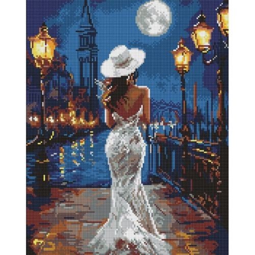 Алмазна мозаїка "Біля причалу" 40х50 см