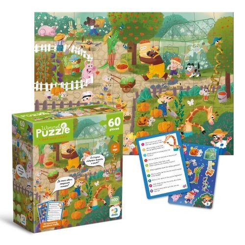 Віммельпазл "У селі", 60 ел