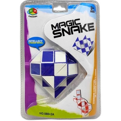 Кубик Змійка-діамант (СИНІЙ)