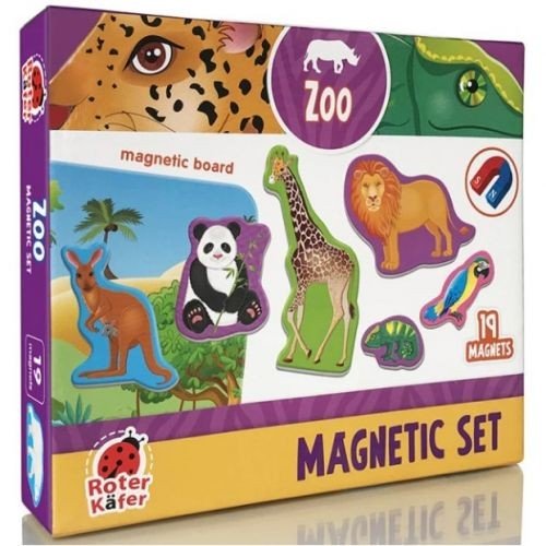 Набір магнітів з дошкою "Zoo"