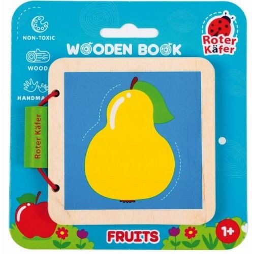 Деревʼяна іграшка "Деревʼяна книга.Фрукти"
