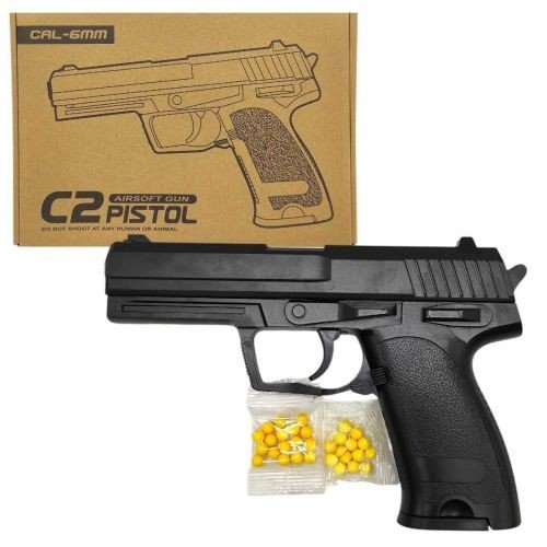 Пістолет металевий, у коробці 24*16*4 см