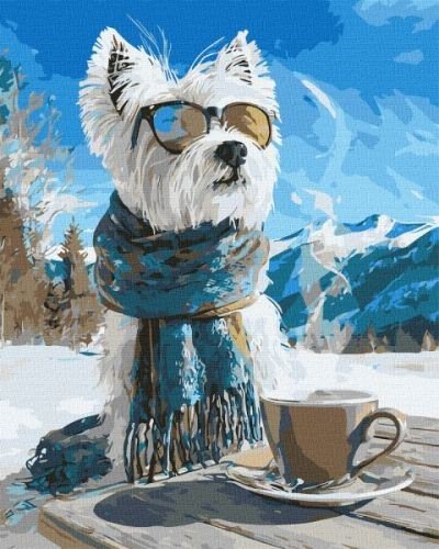 Картина за номерами - "Зимова перерва" ©art_selena_ua, 40х50см