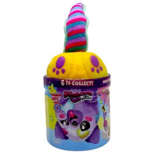 М’яка іграшка "Misfittens Mini W4. Котик у банці" (ЖОВТИЙ)