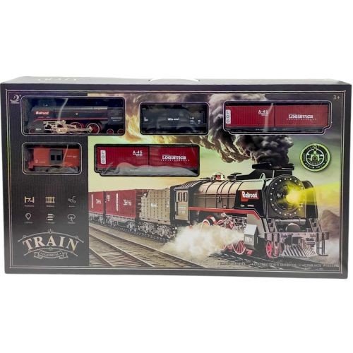 Залізниця (5 вагонів, дорога 99х207 см, підсвічування, парогенерація)