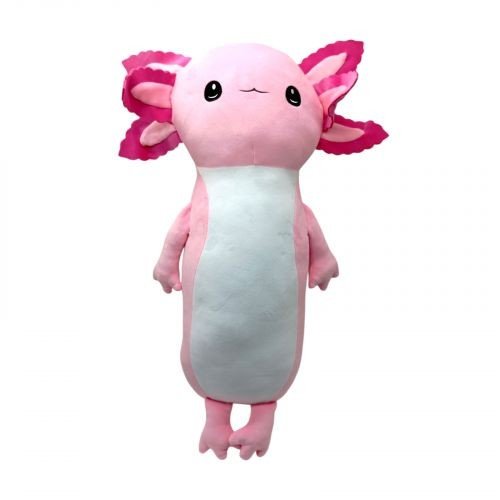 М'яка іграшка друзяка-обіймака аксолотль 58см.