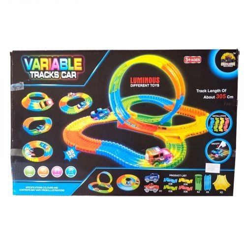 Трек з машинкою батар.світ.кор.48,5*7*32 см.