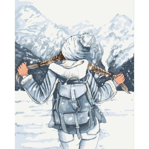 Картина по номерам "Шлях до гір" 40х50 см