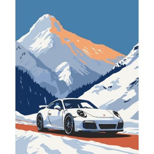 Картина по номерам "Porsche 911" 40х50 см