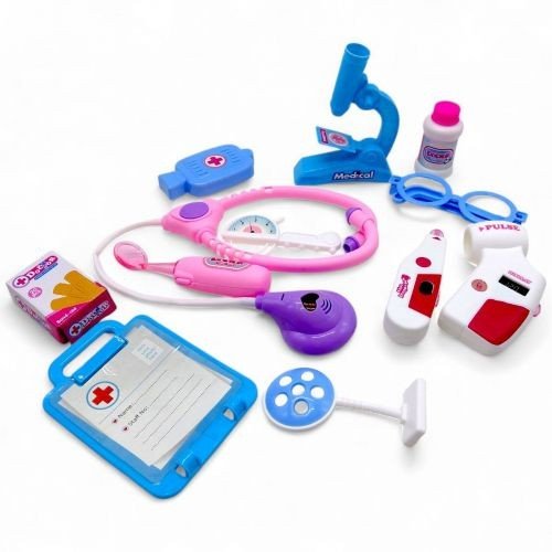 Ігровий набір "Маленький лікар" 12 деталей (блакитний)