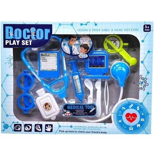 Набір лікаря в коробці (БЛАКИТНИЙ)